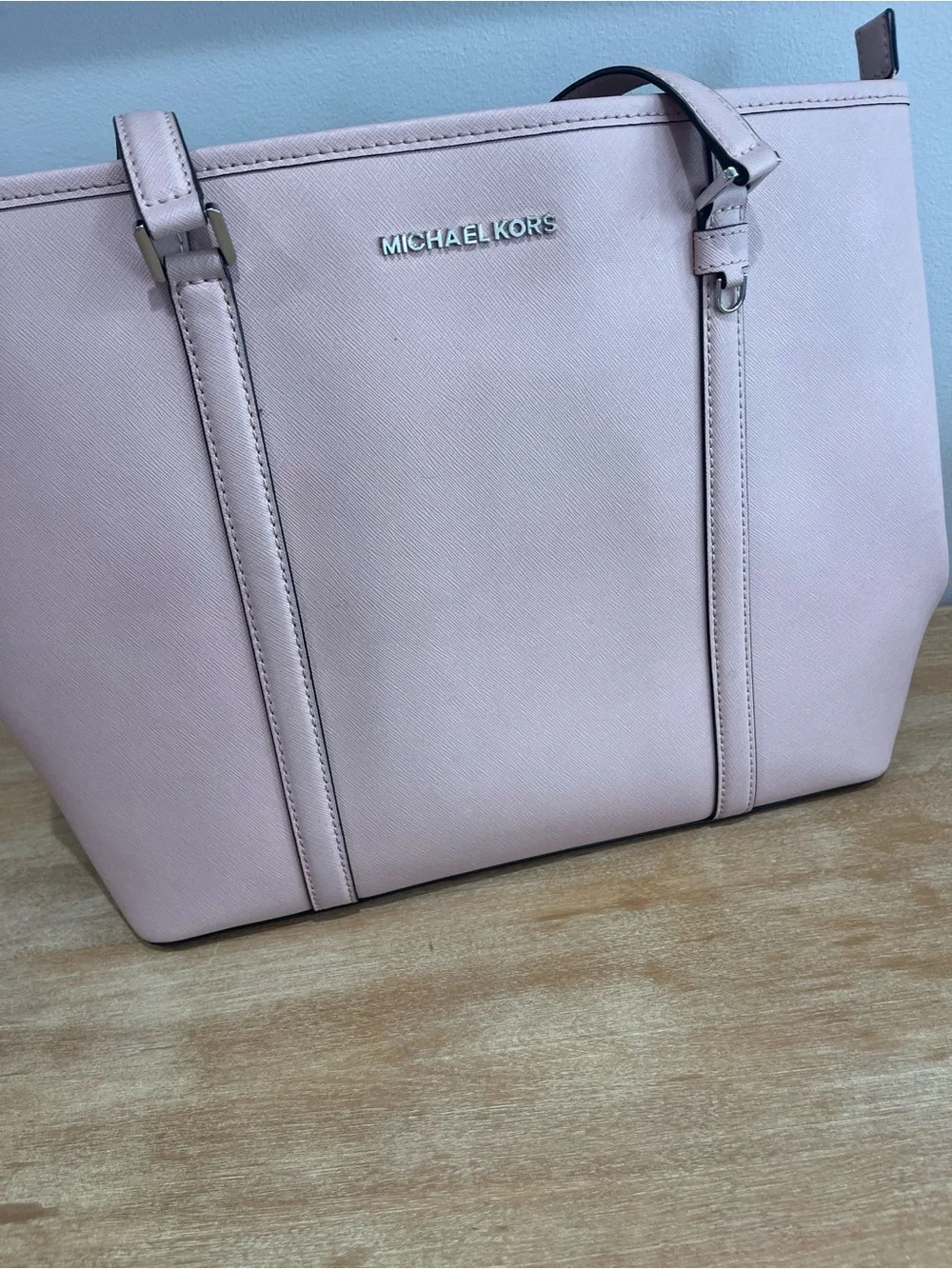 Michael Kors Blush Pink Saffiano Leather Tote